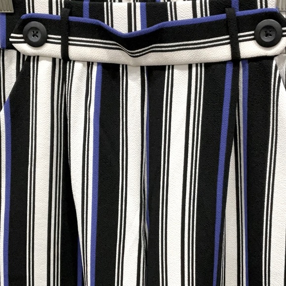 EST 1946 size S multi-color vertical stripes wide leg pants  with elastic waist - Picture 9 of 11